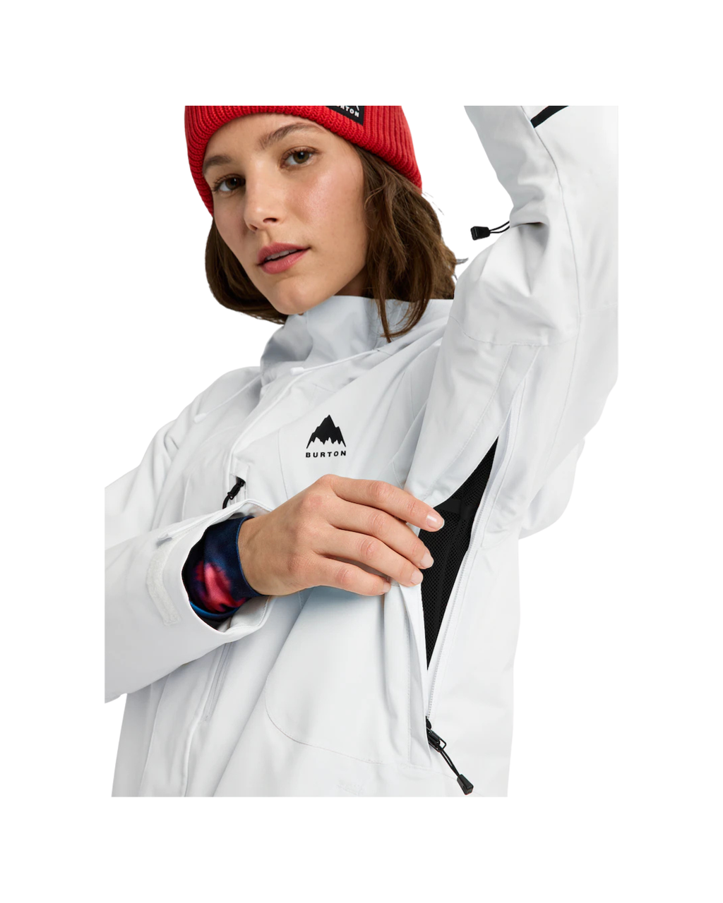 Giacca da Snowboard Donna BURTON Reserve 2L Insulated Stretch Jacket Stout White