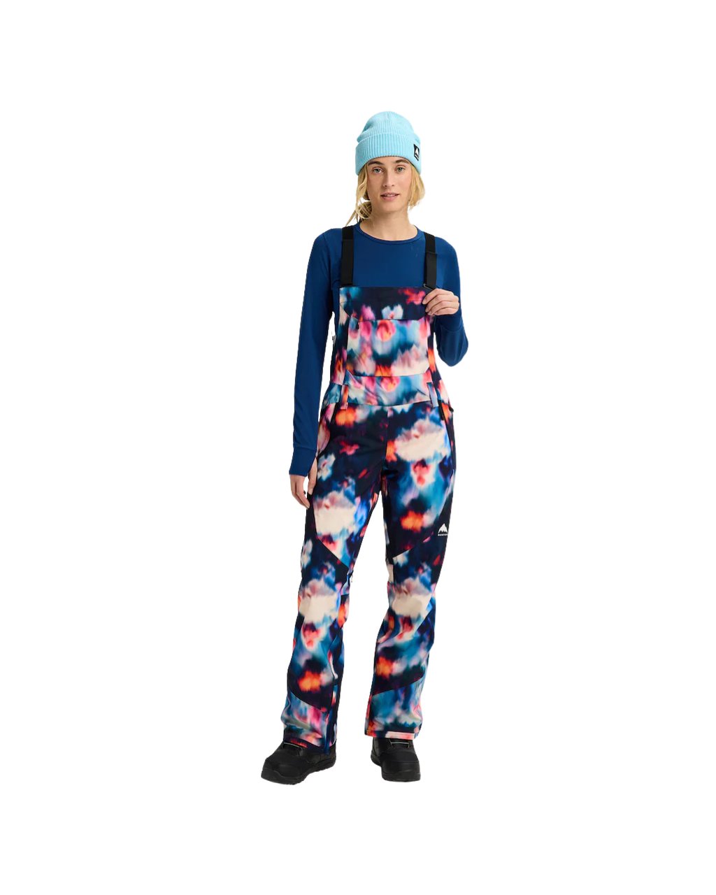 Salopette da Snowboard Donna BURTON Reserve 2L Stretch Bib Floral Blur
