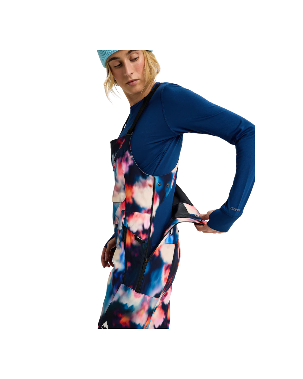 Salopette da Snowboard Donna BURTON Reserve 2L Stretch Bib Floral Blur