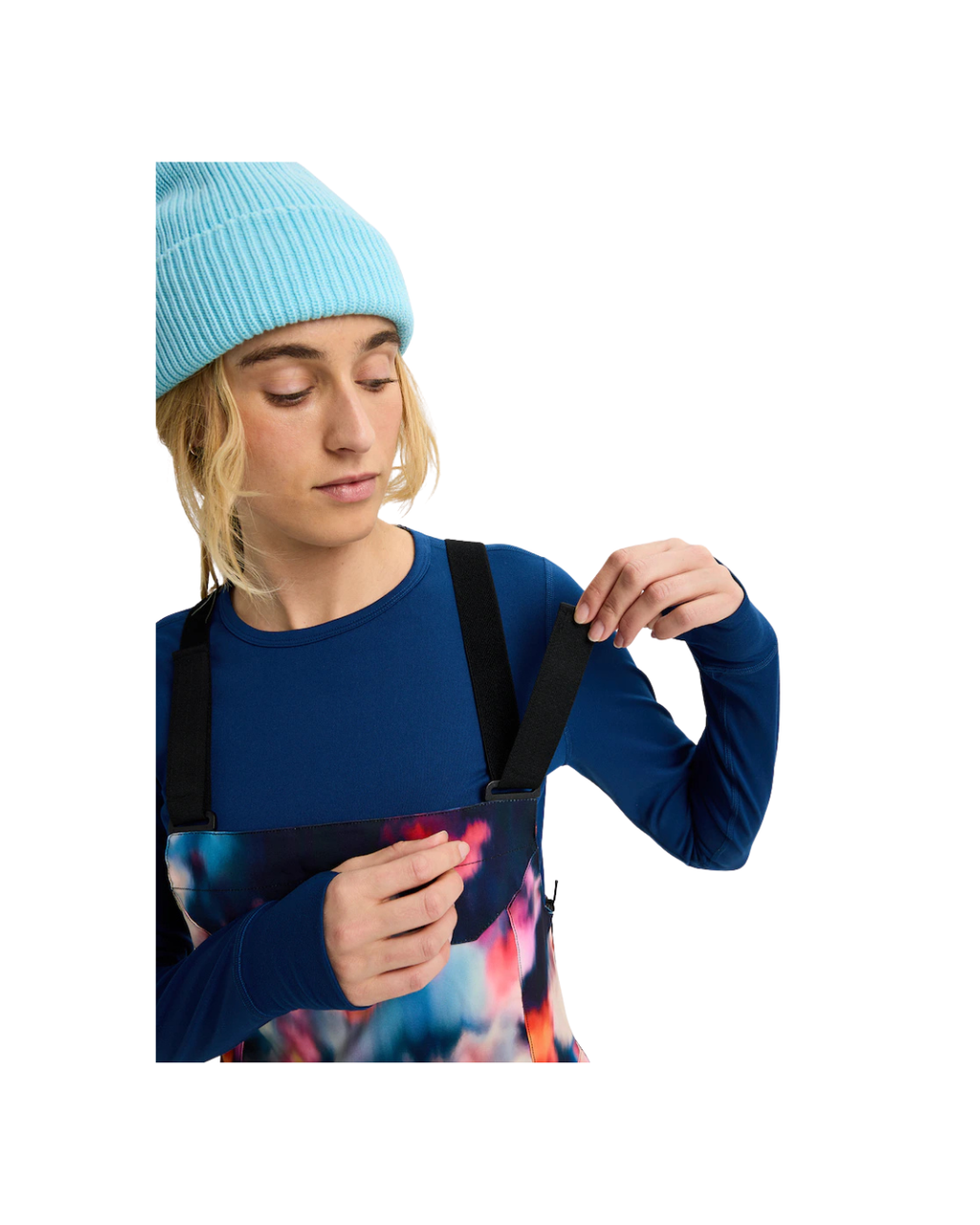 Salopette da Snowboard Donna BURTON Reserve 2L Stretch Bib Floral Blur