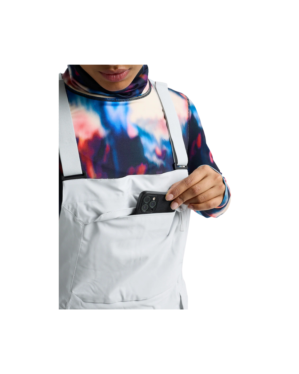 Salopette da Snowboard Donna BURTON Gray Cloud