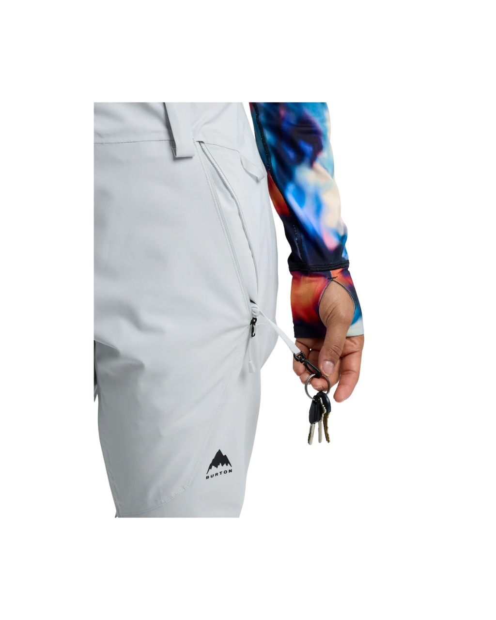 Salopette da Snowboard Donna BURTON Gray Cloud