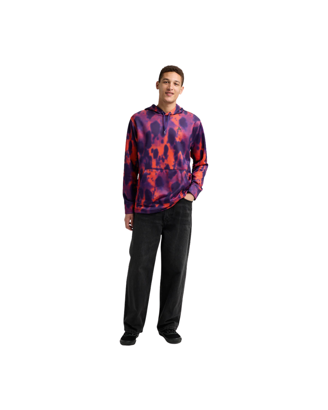 Felpa con Cappuccio BURTON Oak Pullover Hoodie Fiesta Pro