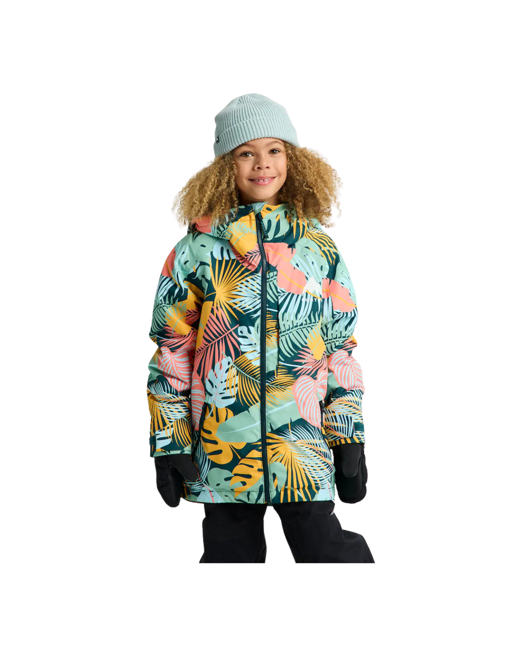 Giacca da Snowboard Bambino BURTON Hillslope Jacket Oversized Tropical