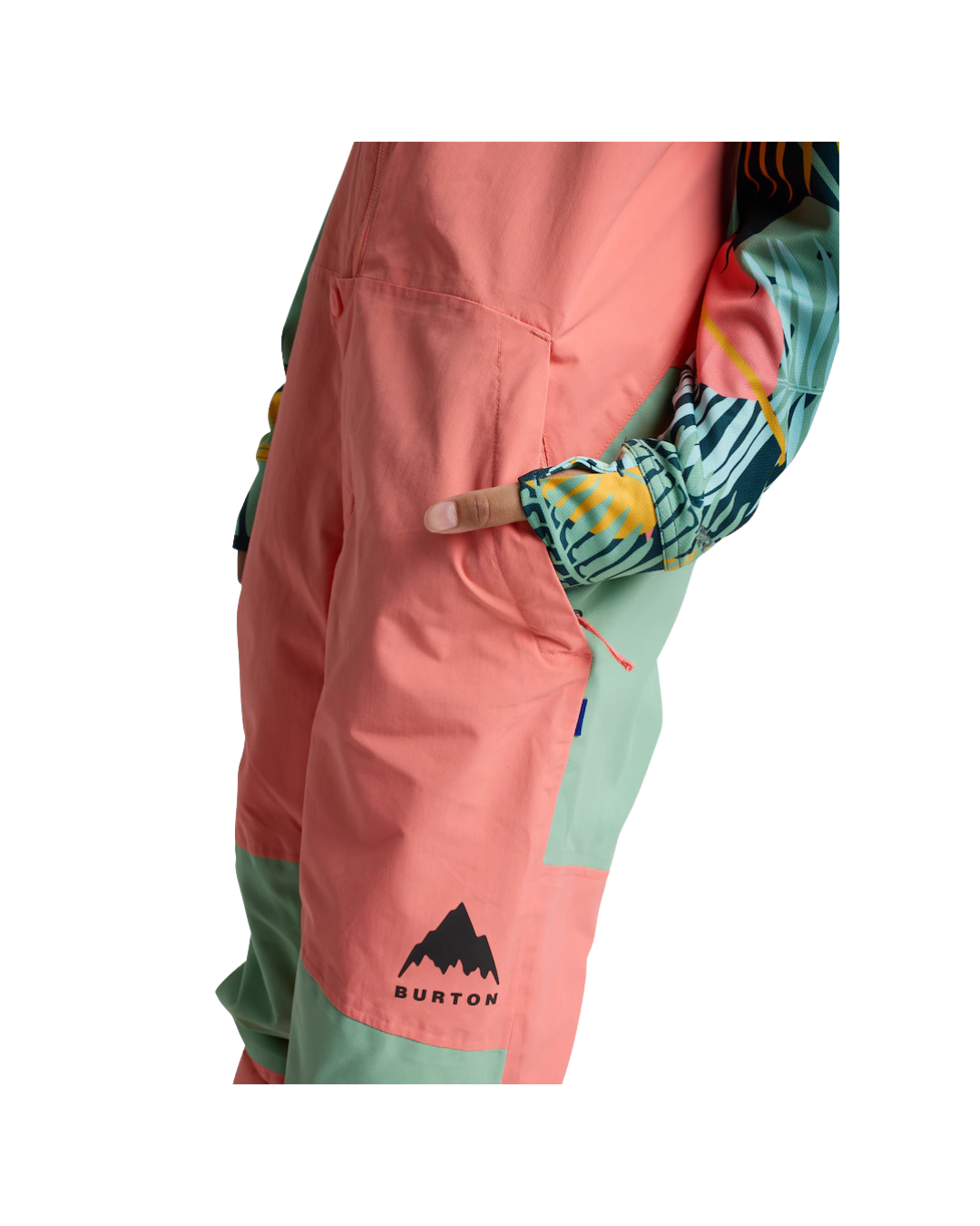 Salopette da Snowboard Bambino Burton Skylar 2L Bib Pants Peach Echo