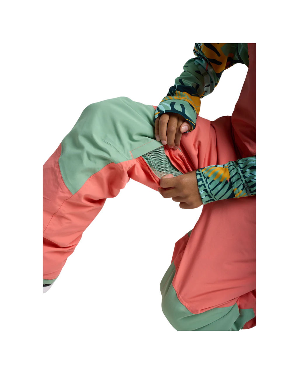 Salopette da Snowboard Bambino Burton Skylar 2L Bib Pants Peach Echo