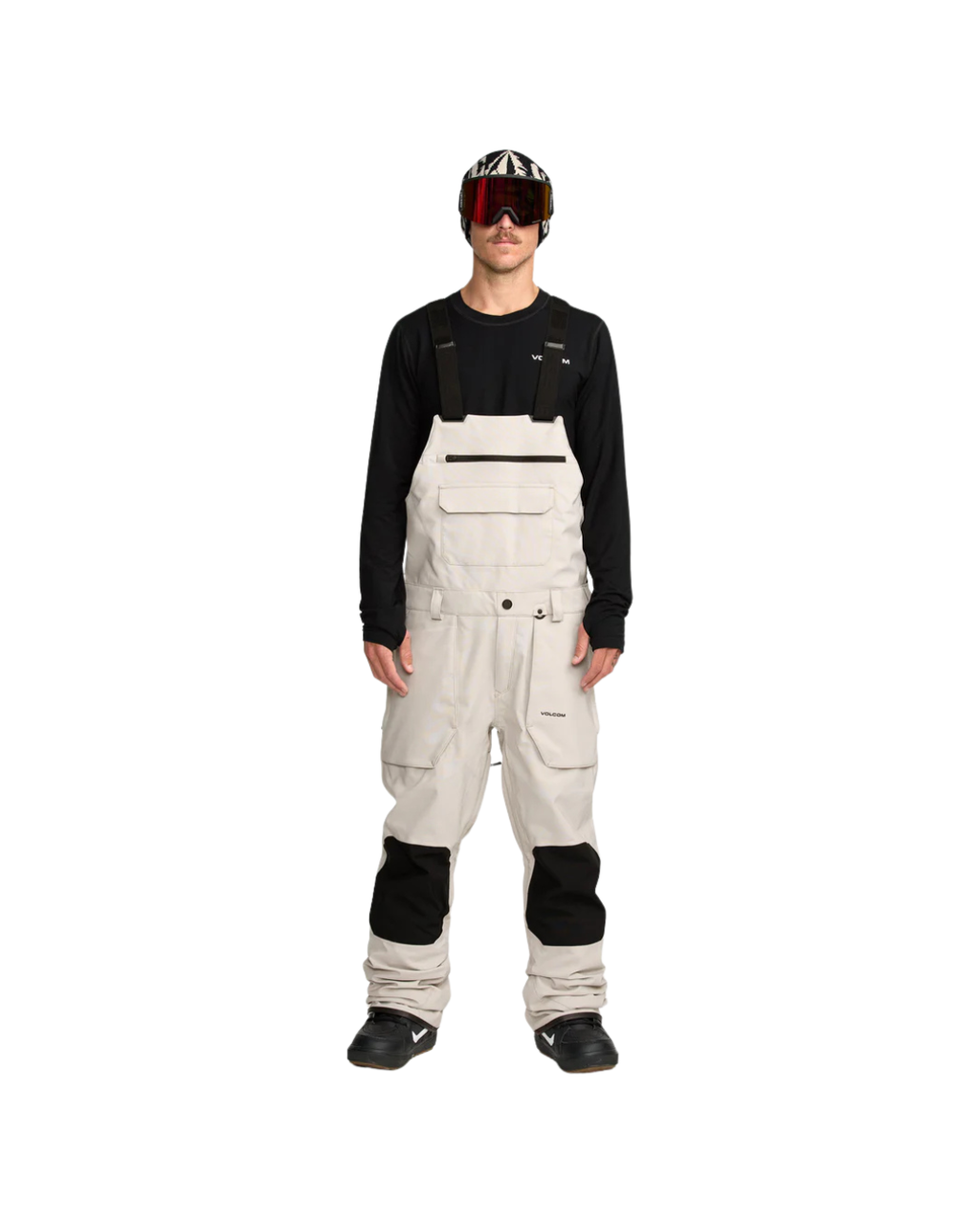 Salopette da Snowboard VOLCOM Roan Bib Overall Stone
