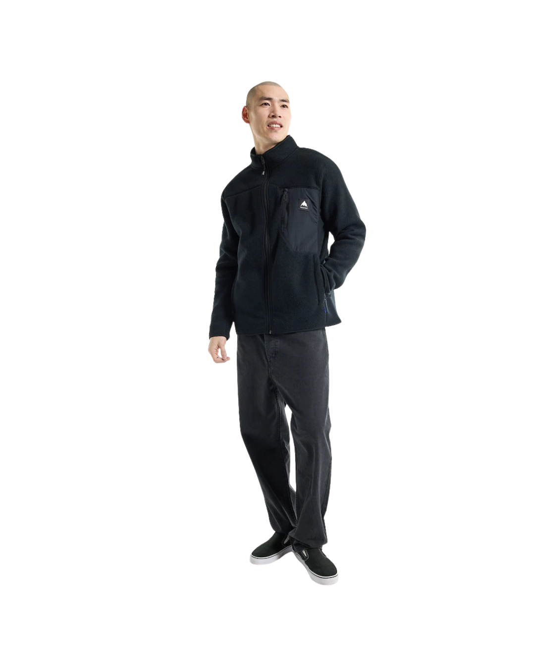 Pile Tecnico BURTON Cinder Full-Zip Fleece True Black