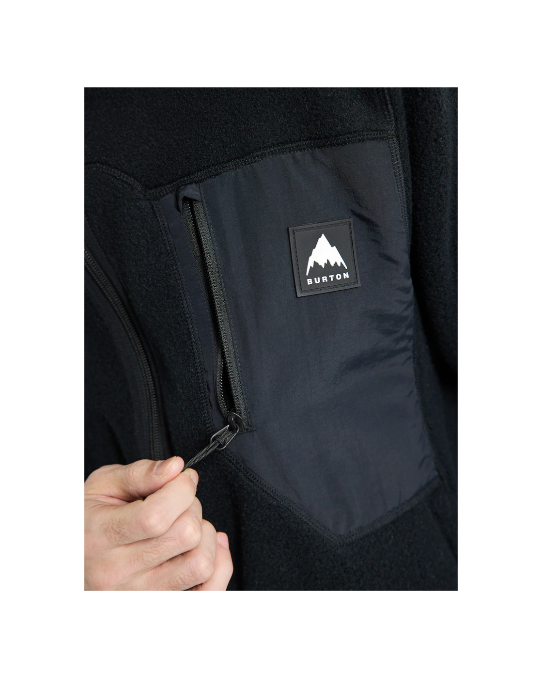 Pile Tecnico BURTON Cinder Full-Zip Fleece True Black