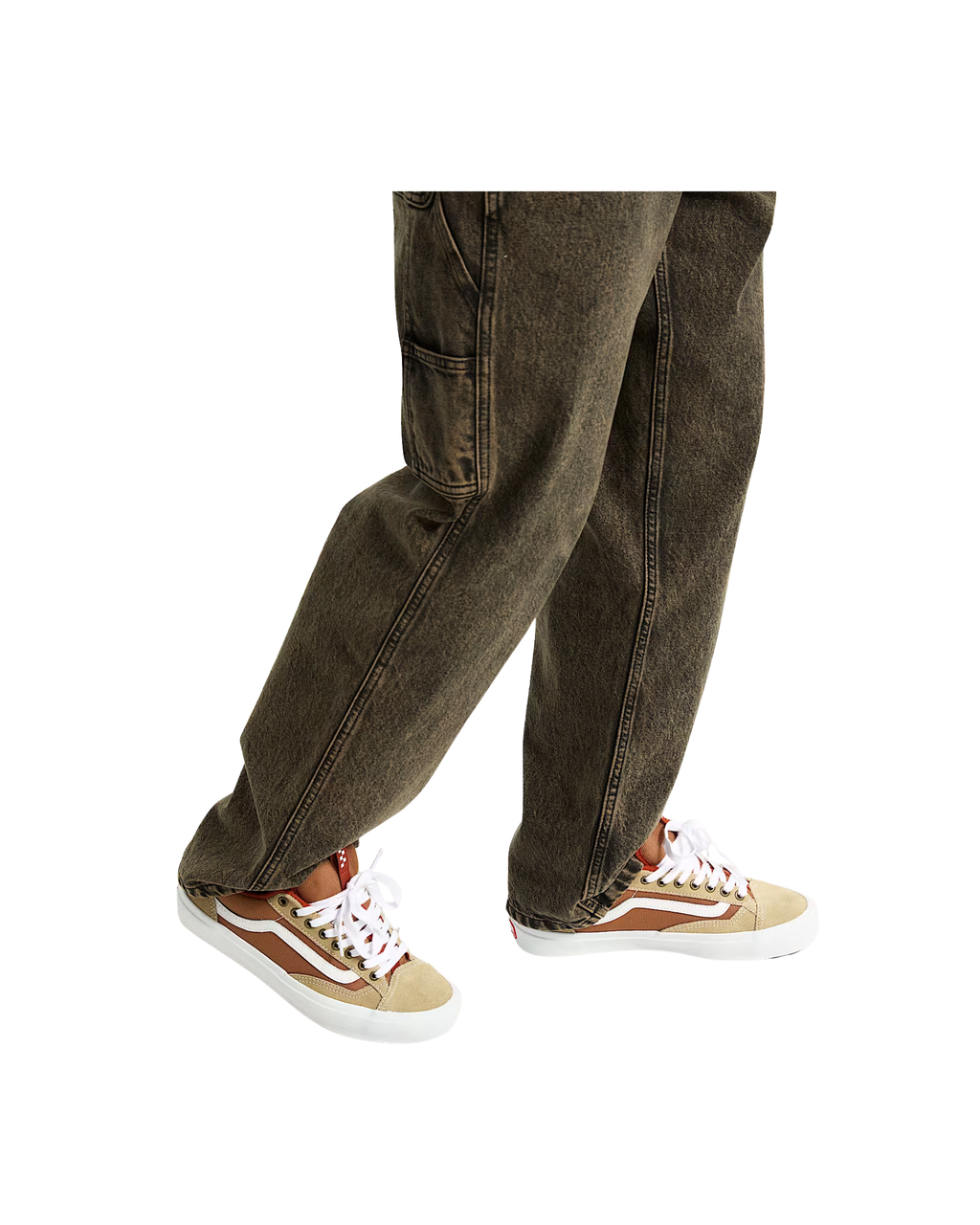 Scarpe VANS Skate Old Skool 36+ Khaki Burnt Orange