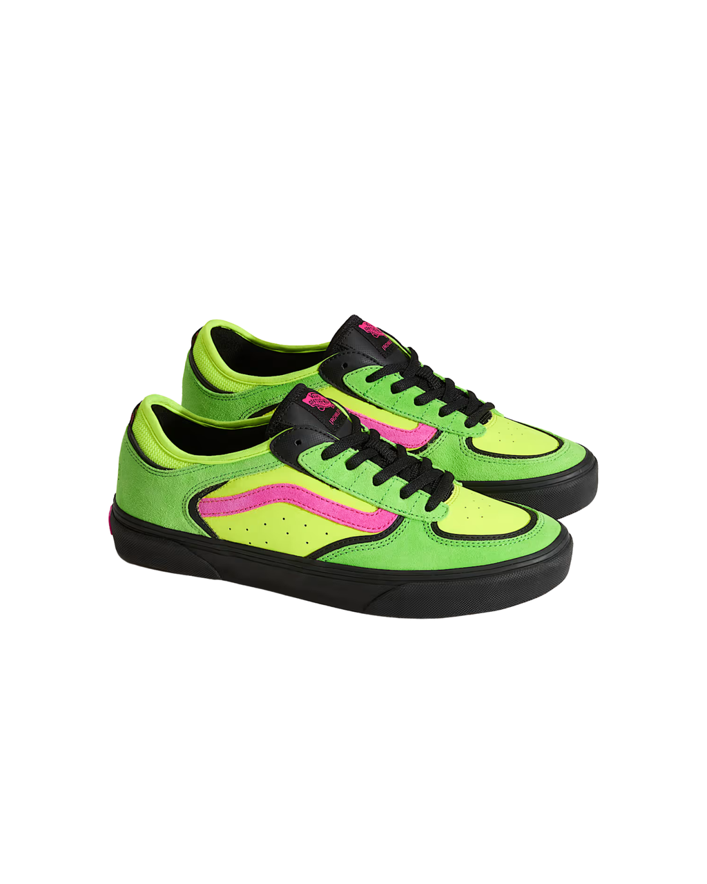Scarpe VANS Skate Rowley Neon Pink Green