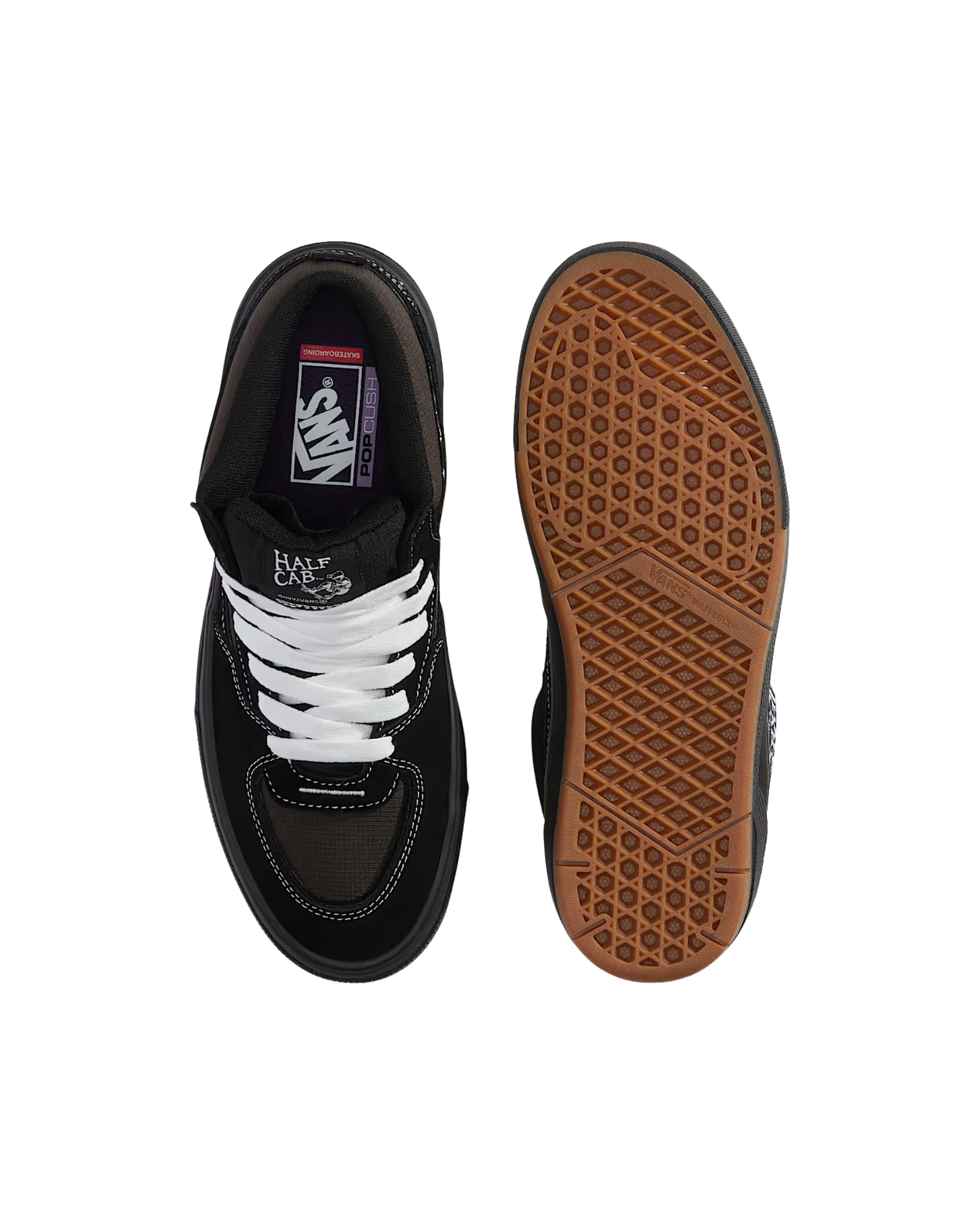 Scarpe VANS Skate Half Cab Wafflecup Black Asphalt