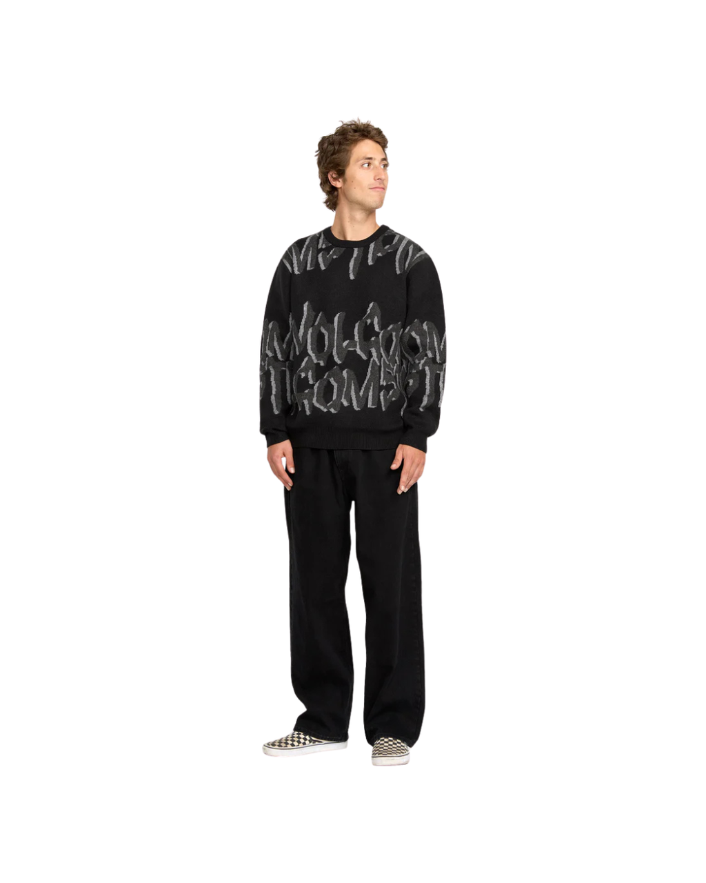 Maglione VOLCOM  Stone Jacquard Sweater Black