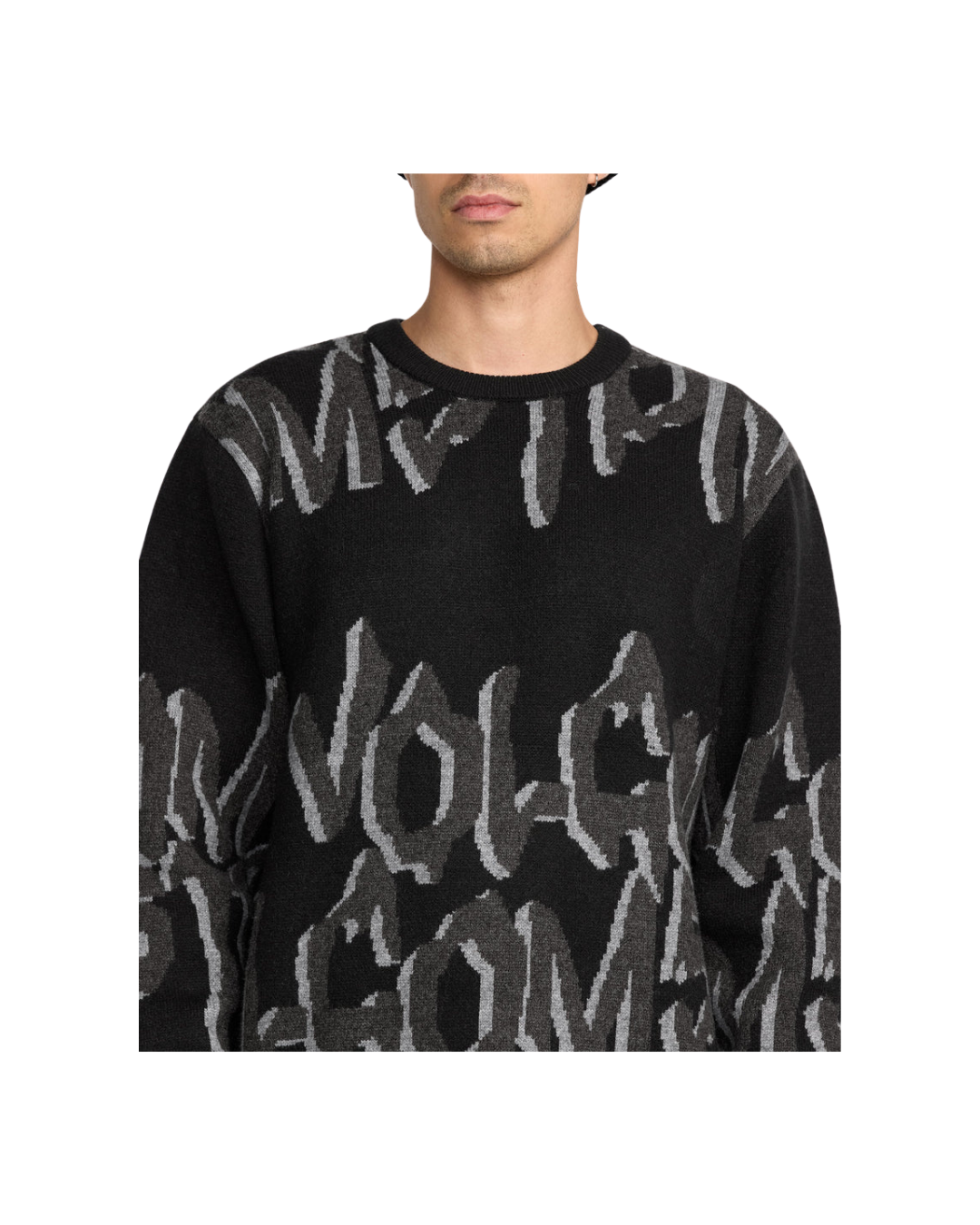 Maglione VOLCOM  Stone Jacquard Sweater Black
