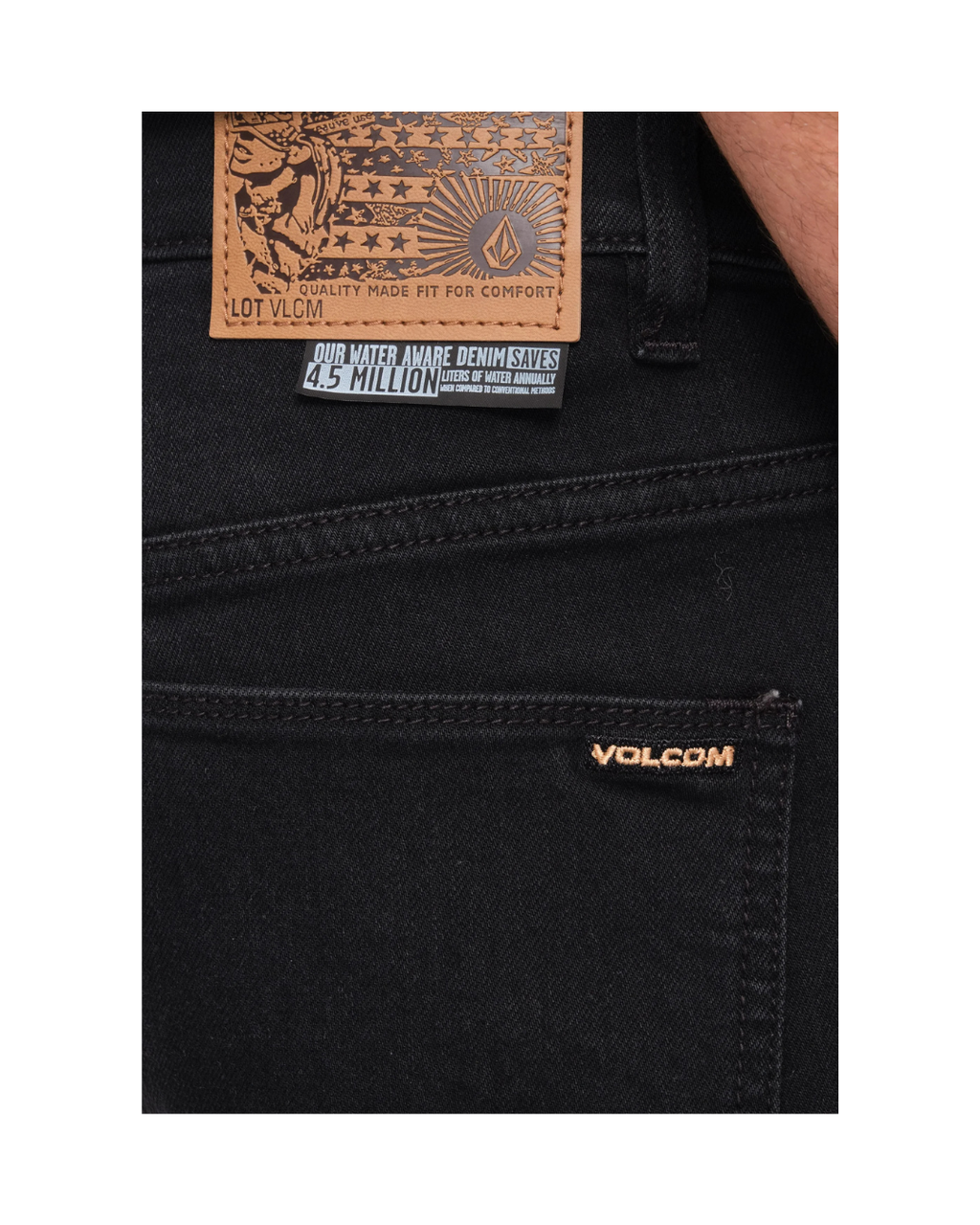 Jeans  VOLCOM Modown Tapered Denim - Black