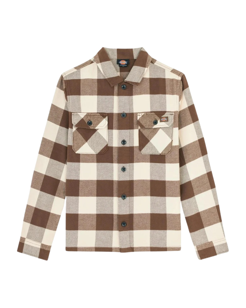 Camicia DICKIES New Sacramento LS Donna  White/Brown