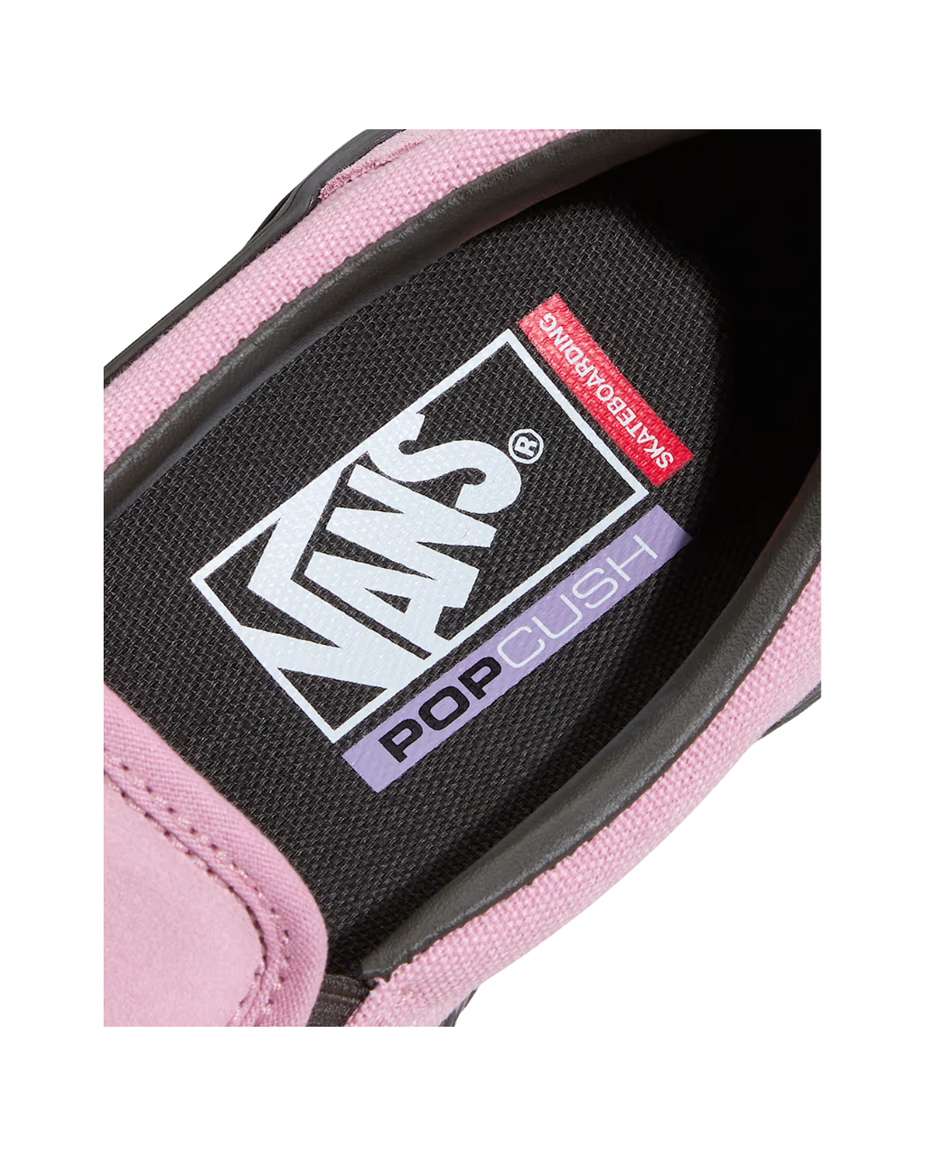 Scarpe VANS Skate Slip-on  Pink Black