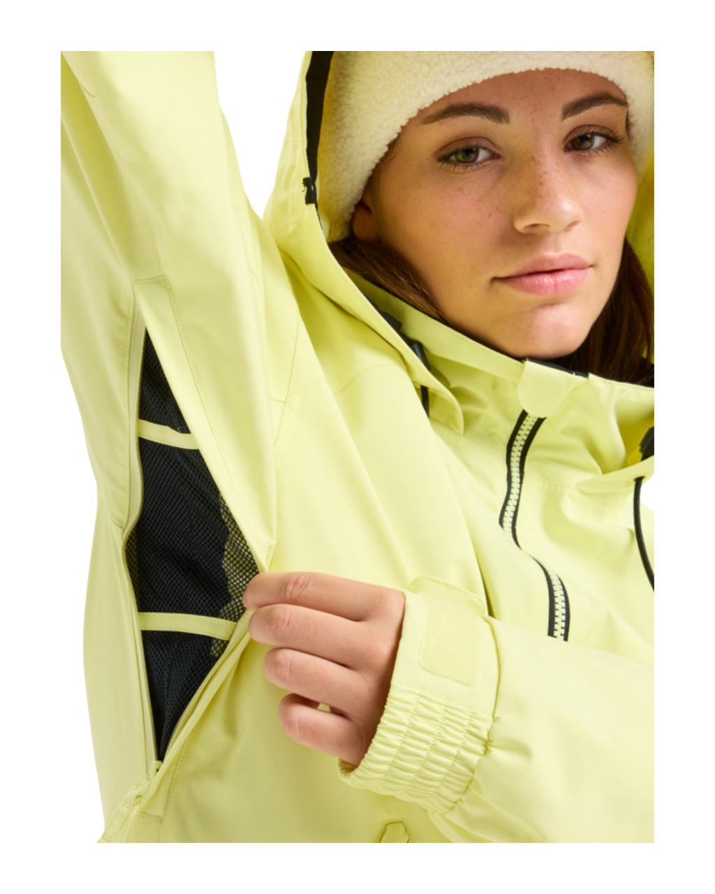 Giacca Da Snowboard Roxy Landscape Yellow Pear
