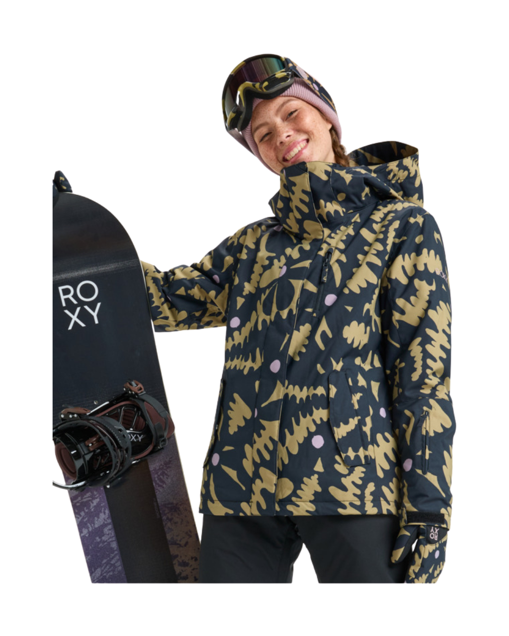 Giacca Da Snowboard ROXY Jetty  Fennel Seed Big Flower