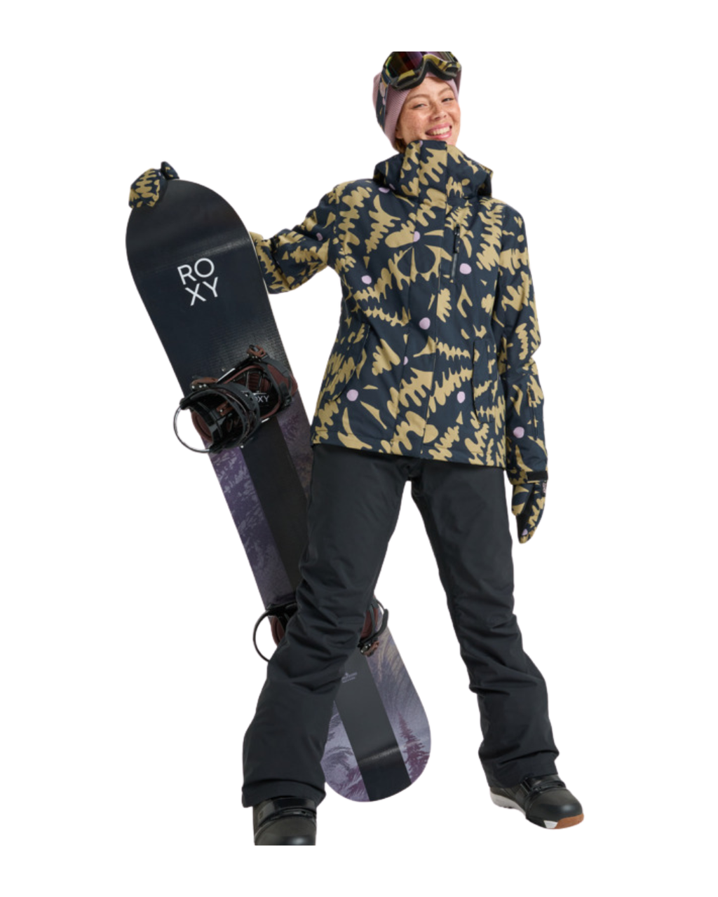 Giacca Da Snowboard ROXY Jetty  Fennel Seed Big Flower