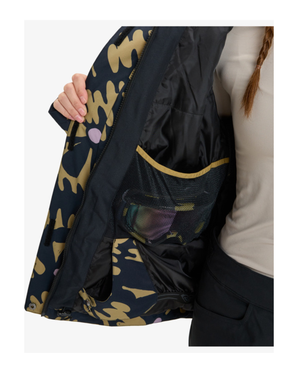 Giacca Da Snowboard ROXY Jetty  Fennel Seed Big Flower