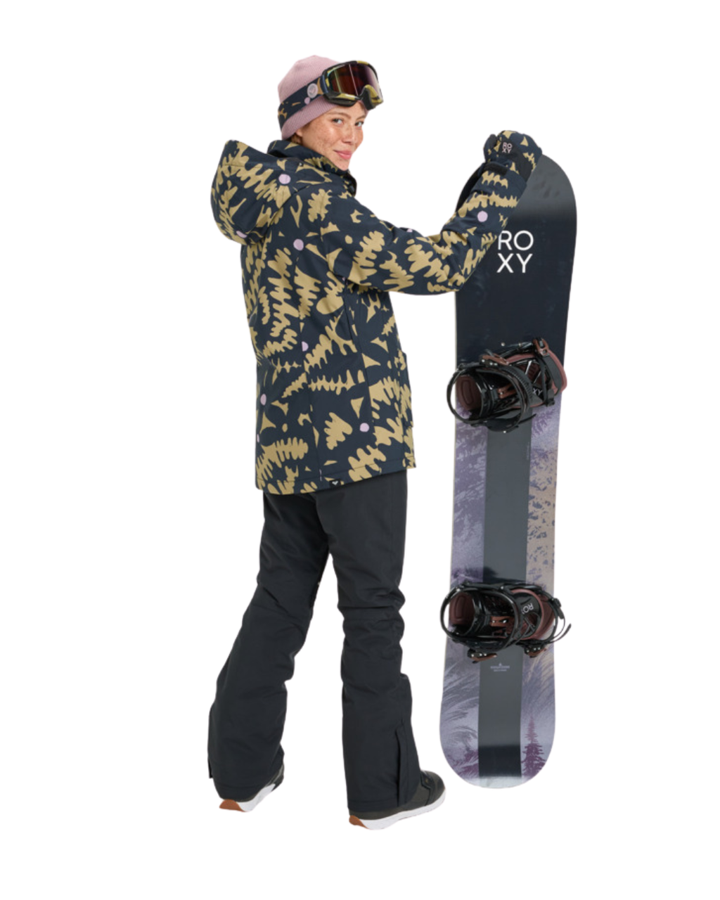 Giacca Da Snowboard ROXY Jetty  Fennel Seed Big Flower
