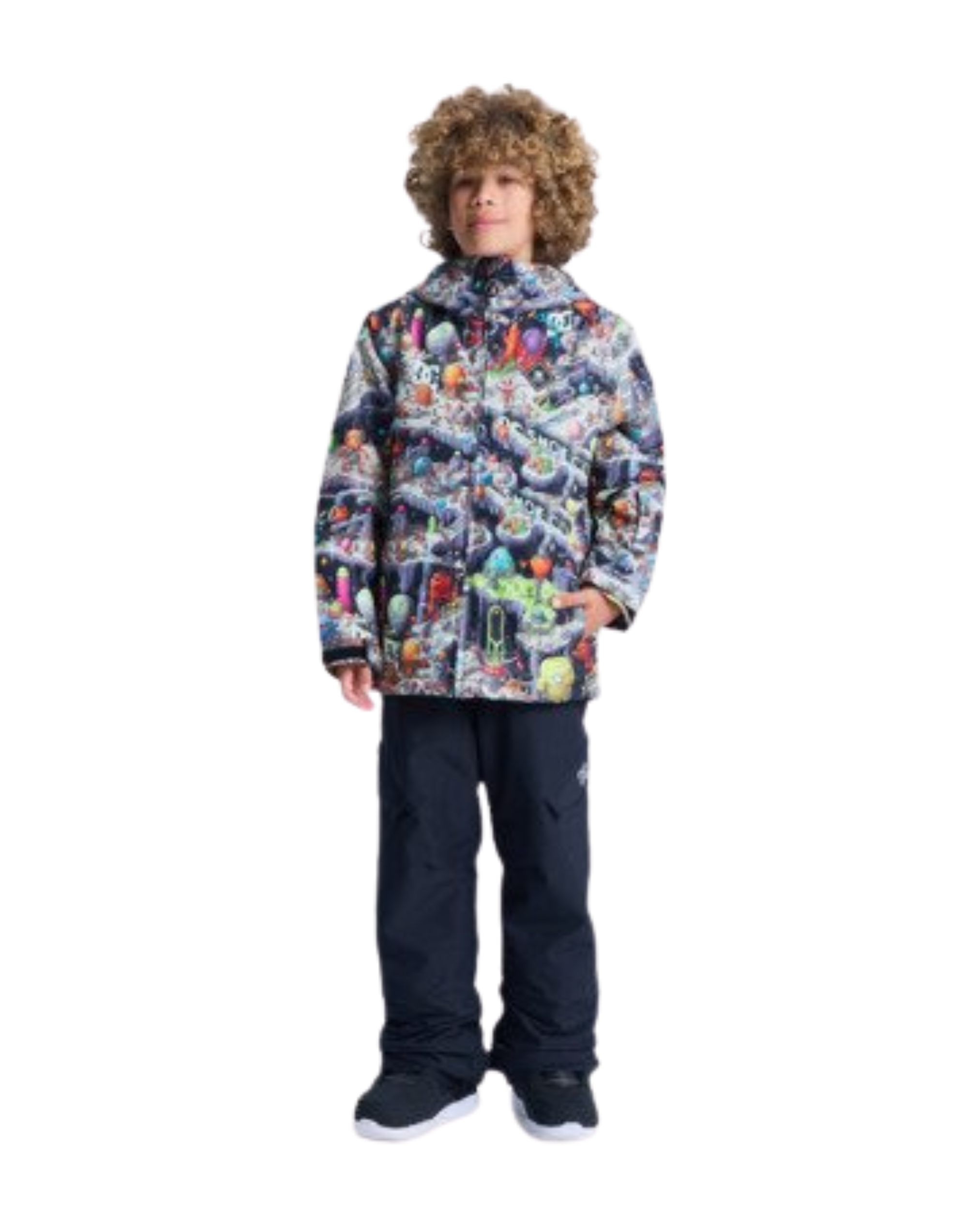Giacca da Snowboard DC  Basis Print 10K  Outer World Black