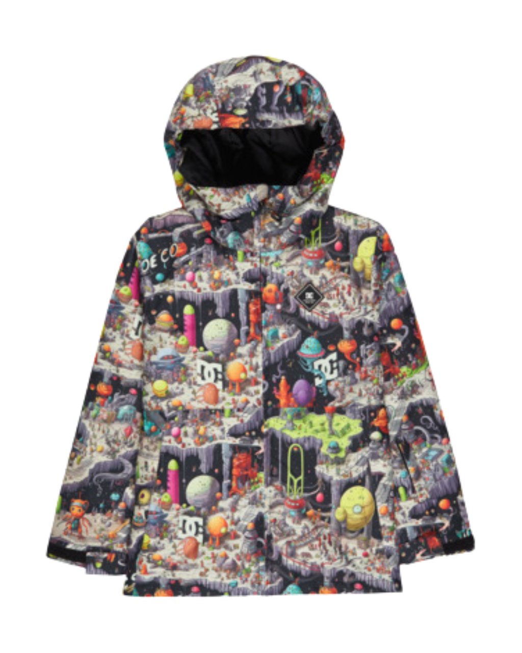 Giacca da Snowboard DC  Basis Print 10K  Outer World Black