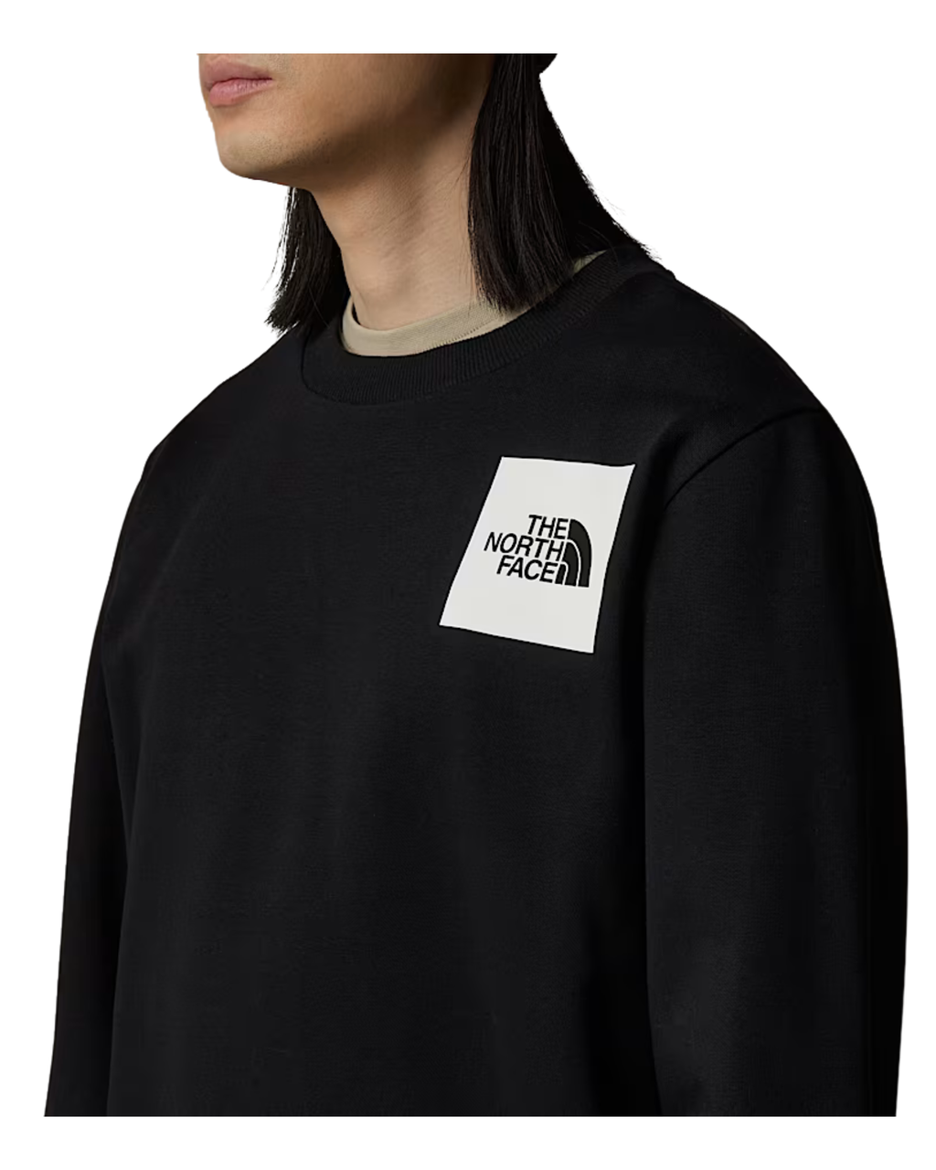 Felpa THE NORTH FACE Fine Crew Black