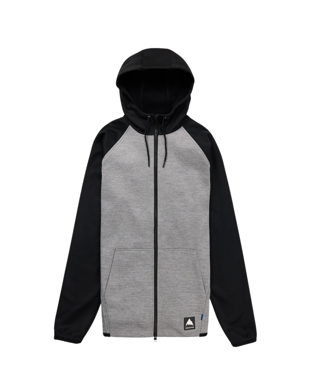 Felpa BURTON  Crown Weatherproof Full-Zip Fleece Grey Heather True Black