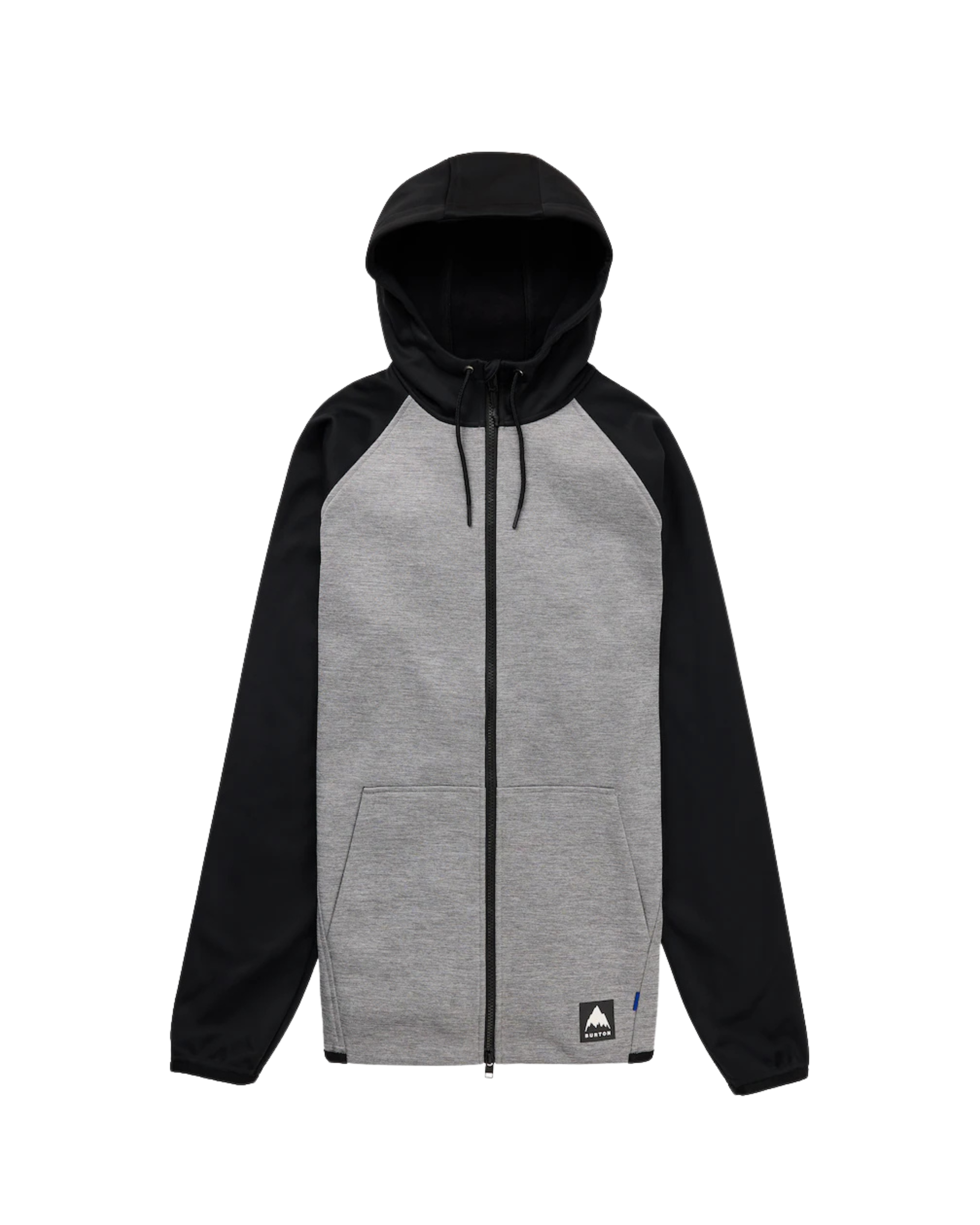 Felpa BURTON  Crown Weatherproof Full-Zip Fleece Grey Heather True Black