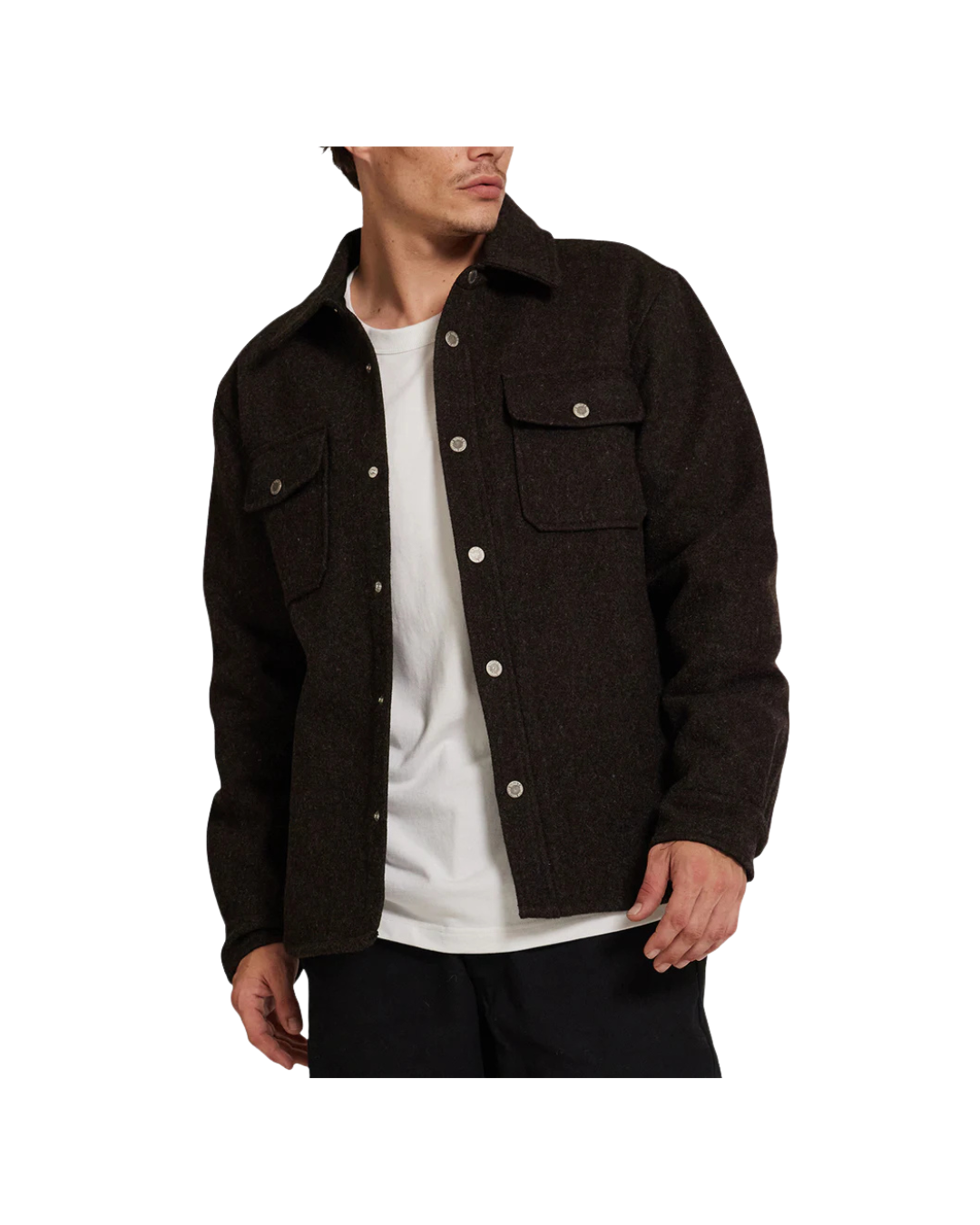 Giacca DEUS EX MACHINA Mountain Shirt Chocolate