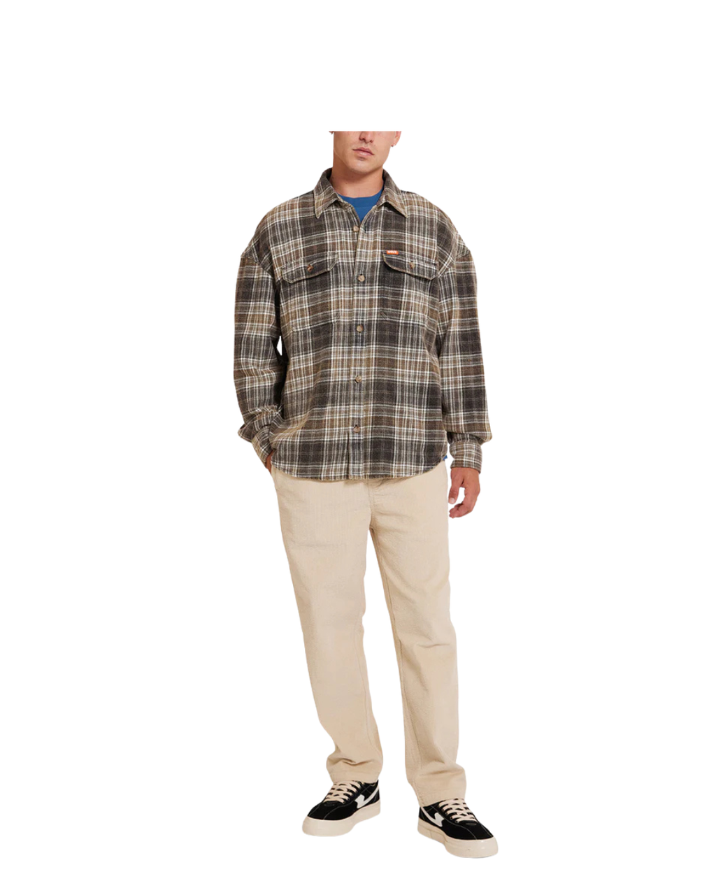 Camicia DEUS EX MACHINA Vacay Check  Grey Check