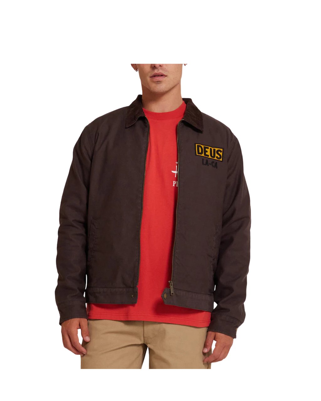 Giacca DEUS EX MACHINA Super Stitious Choc Brown