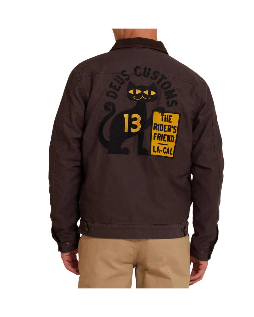 Giacca DEUS EX MACHINA Super Stitious Choc Brown