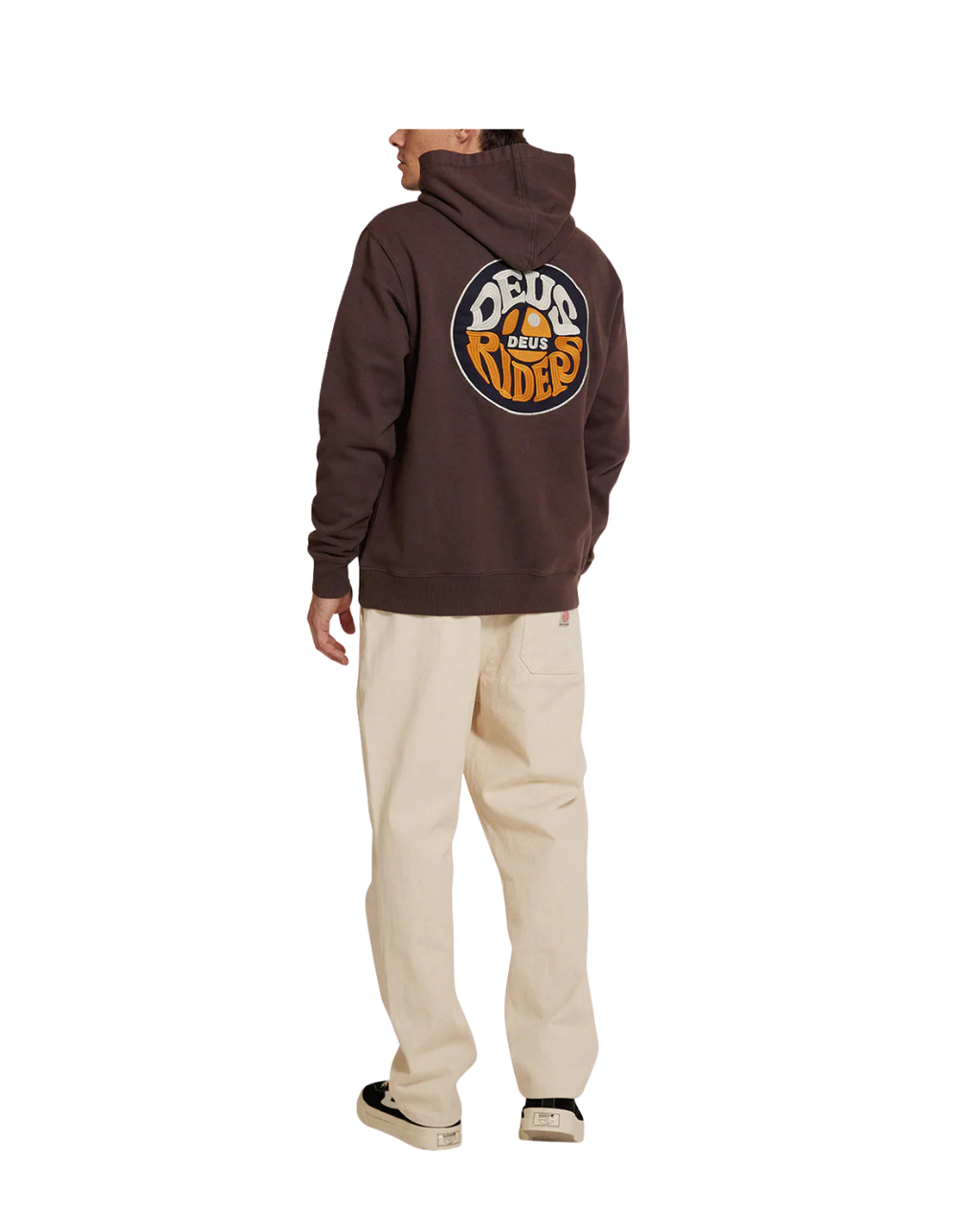 Felpa DEUS EX MACHINA Riders Friend Choc Brown