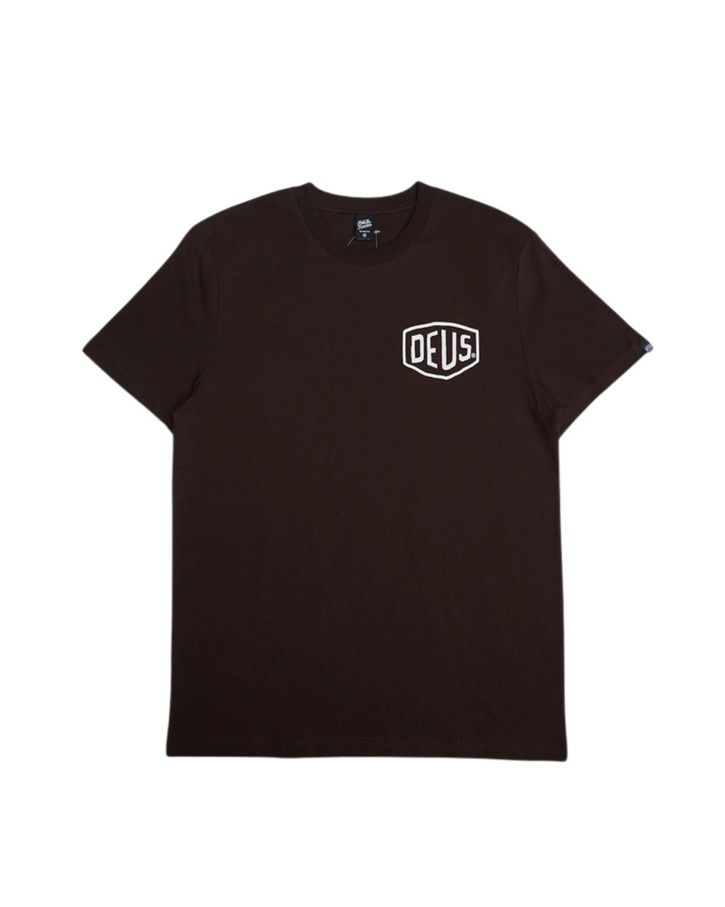 T-Shirt DEUS EX MACHINA Biarritz Address Choc Brown