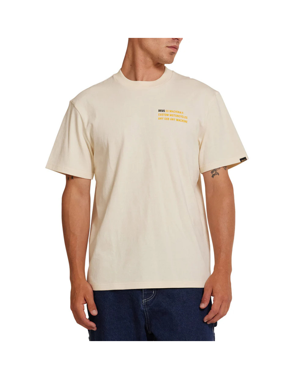 T-Shirt DEUS EX MACHINA Glory Dirty White