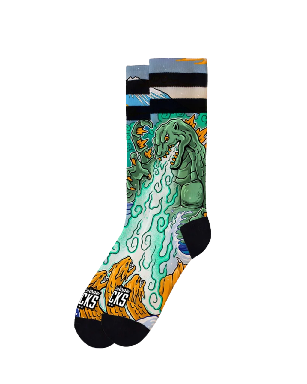 Calze AMERICAN SOCKS  Signature Mid High Socks Kaiju King