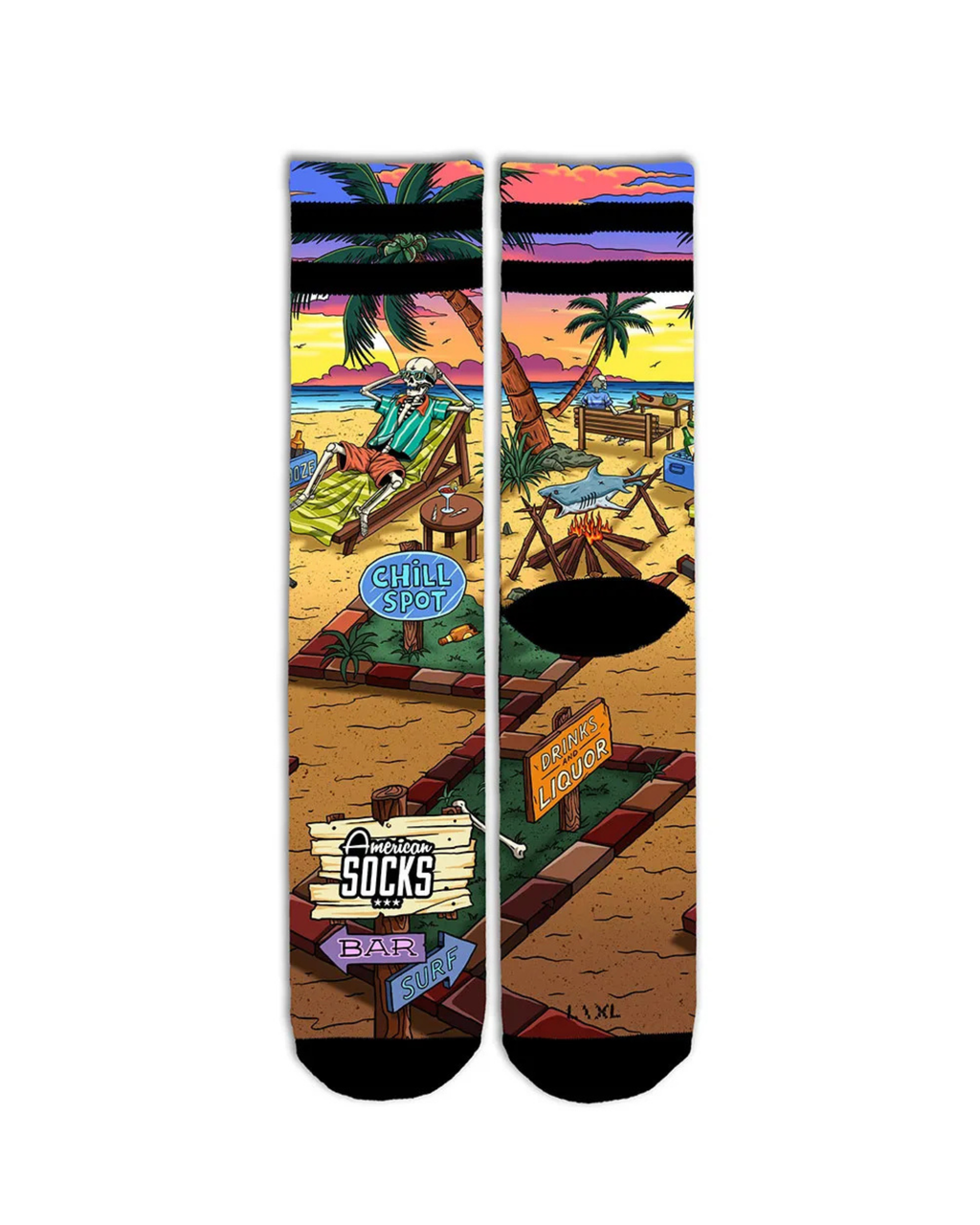 Calze AMERICAN SOCKS  Signature Mid High Socks Chiller