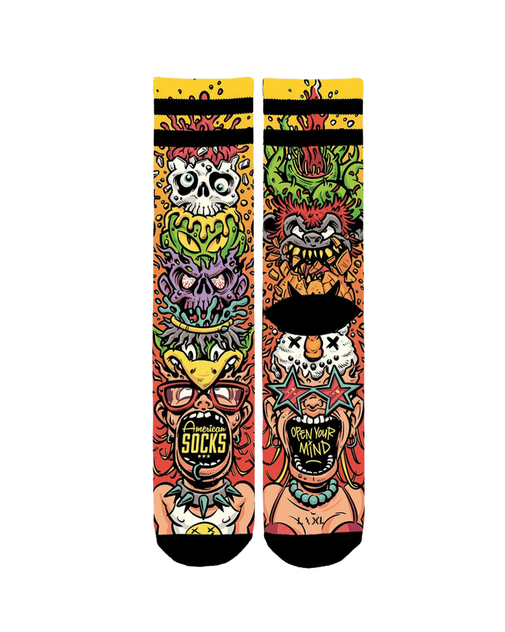 Calze AMERICAN SOCKS  Signature Mid Open Your Mind