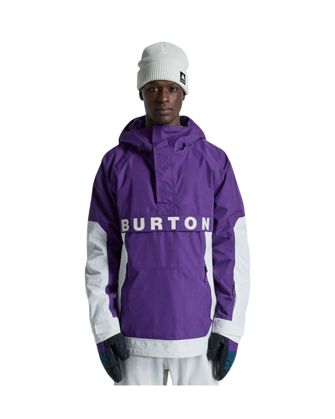 Giacca Da Snowboard BURTON Frostner 2L Anorak  Imperial Purple - Stout white