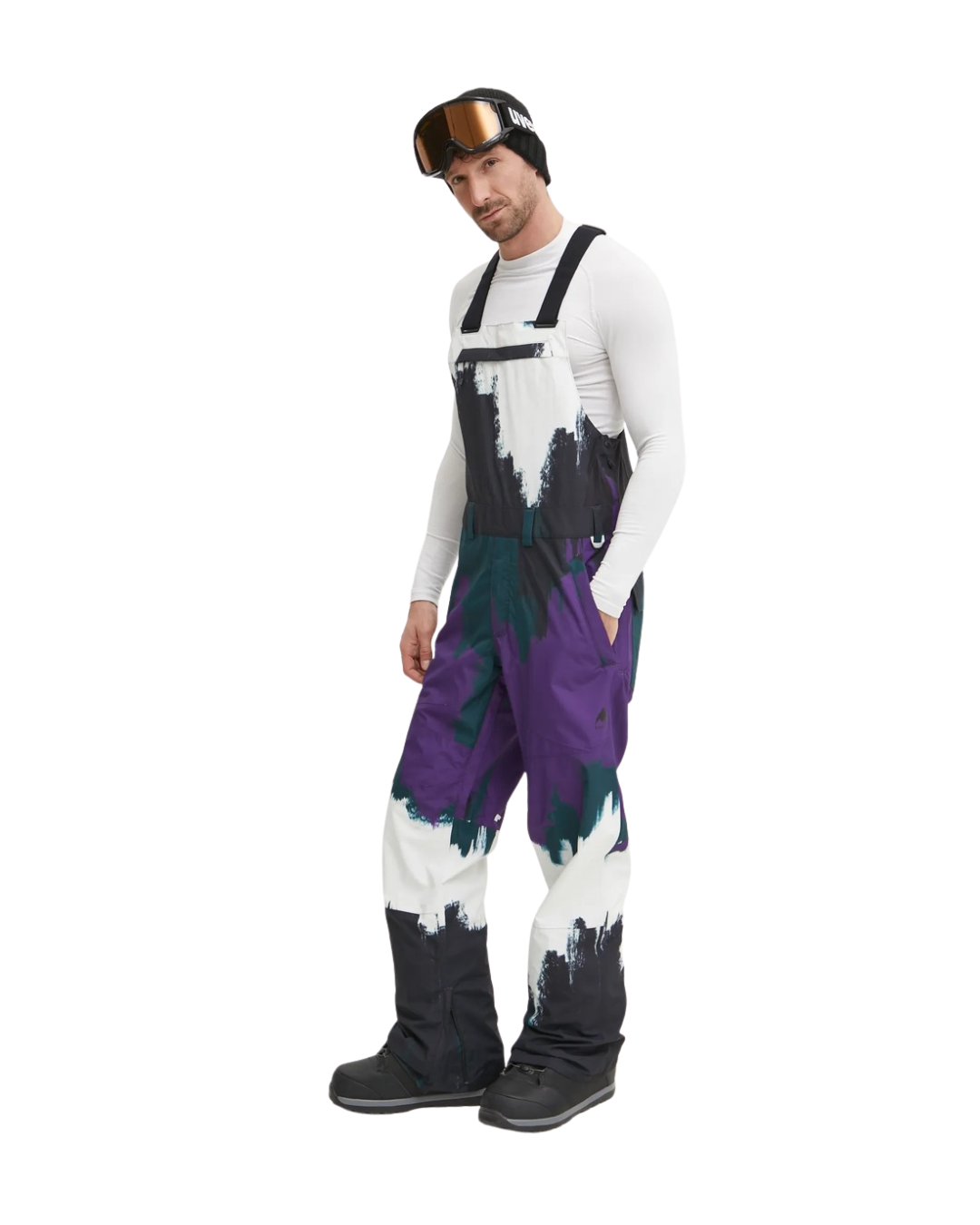 Salopette BURTON Snowdial BIB - Forest Chalk