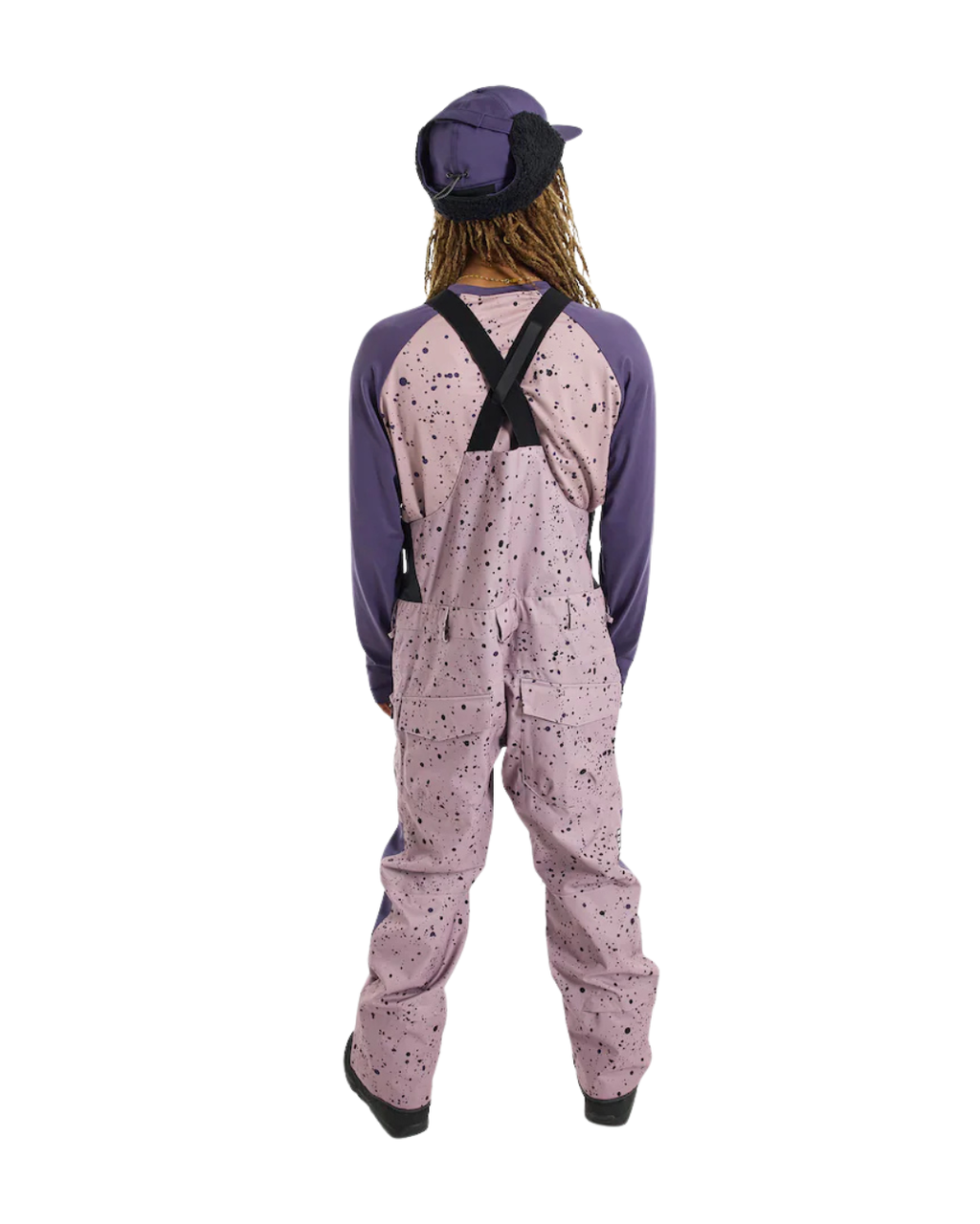 Salopette Da Snowboard BURTON  Reserve 2L Bib Pants - Elderberry Splatter