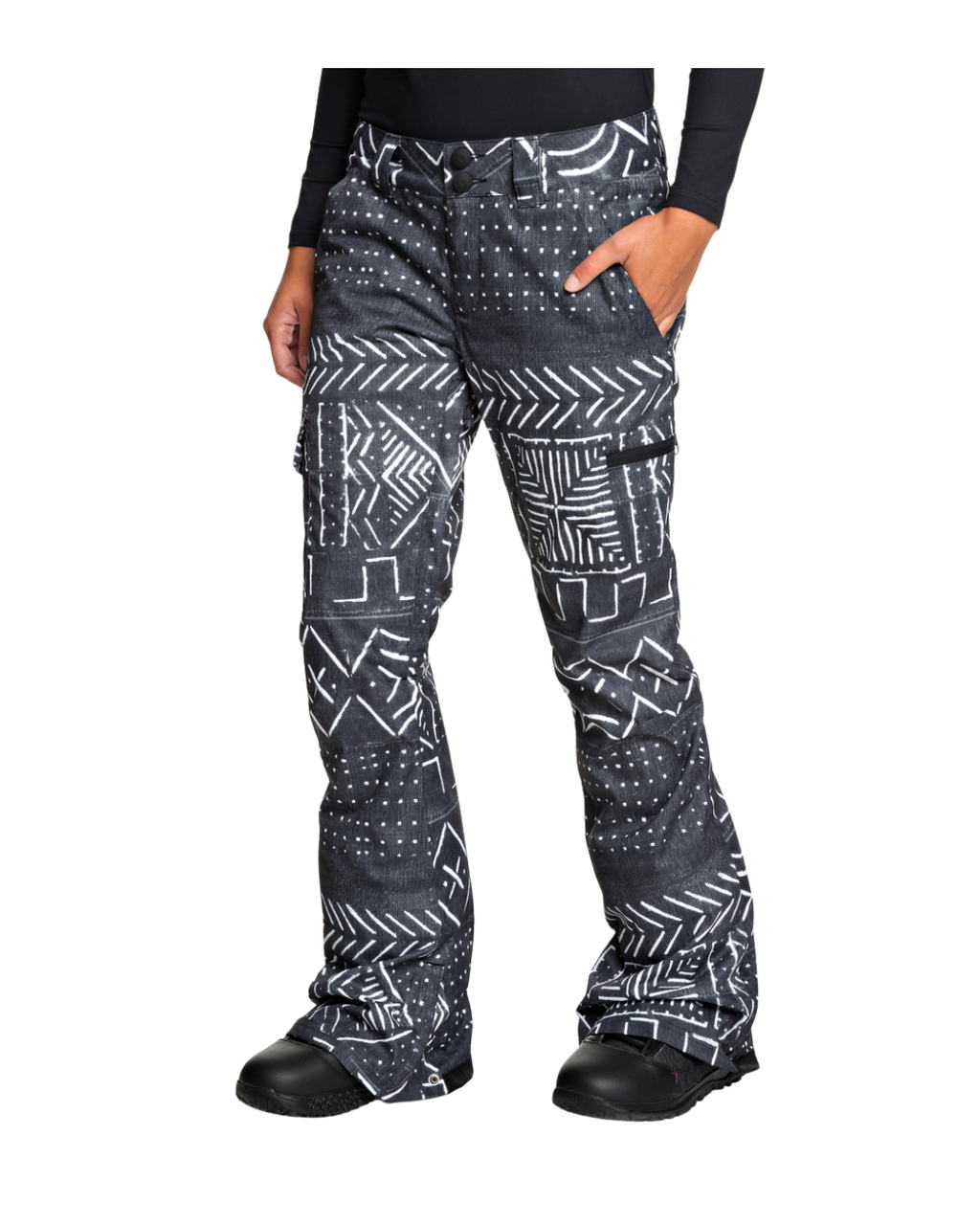 PANTALONI Da Donna DC Recruit -  Black Mud Cloth Print
