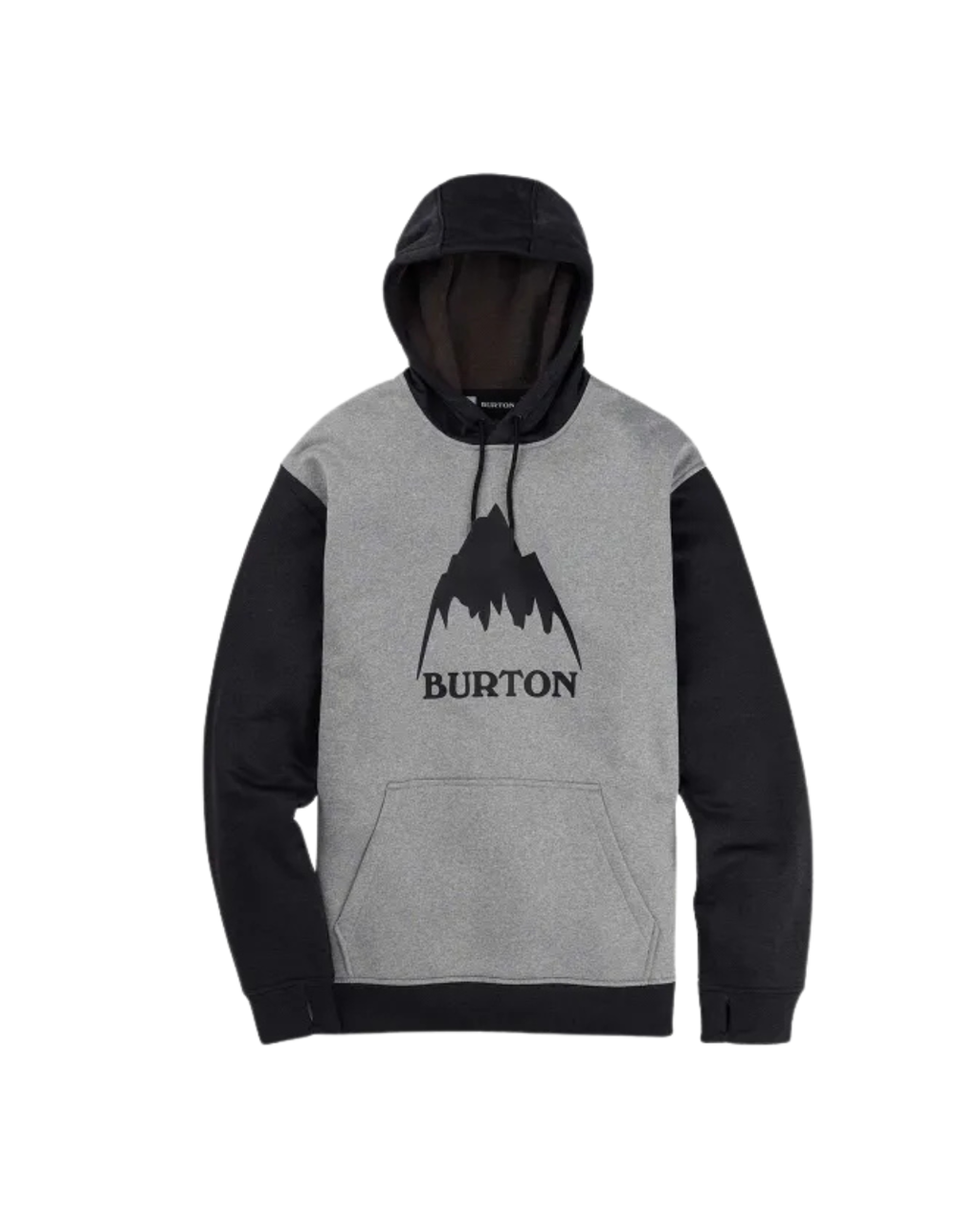 Felpa BURTON  M Oak Pullover Hoodie – Gray Heather / True Black