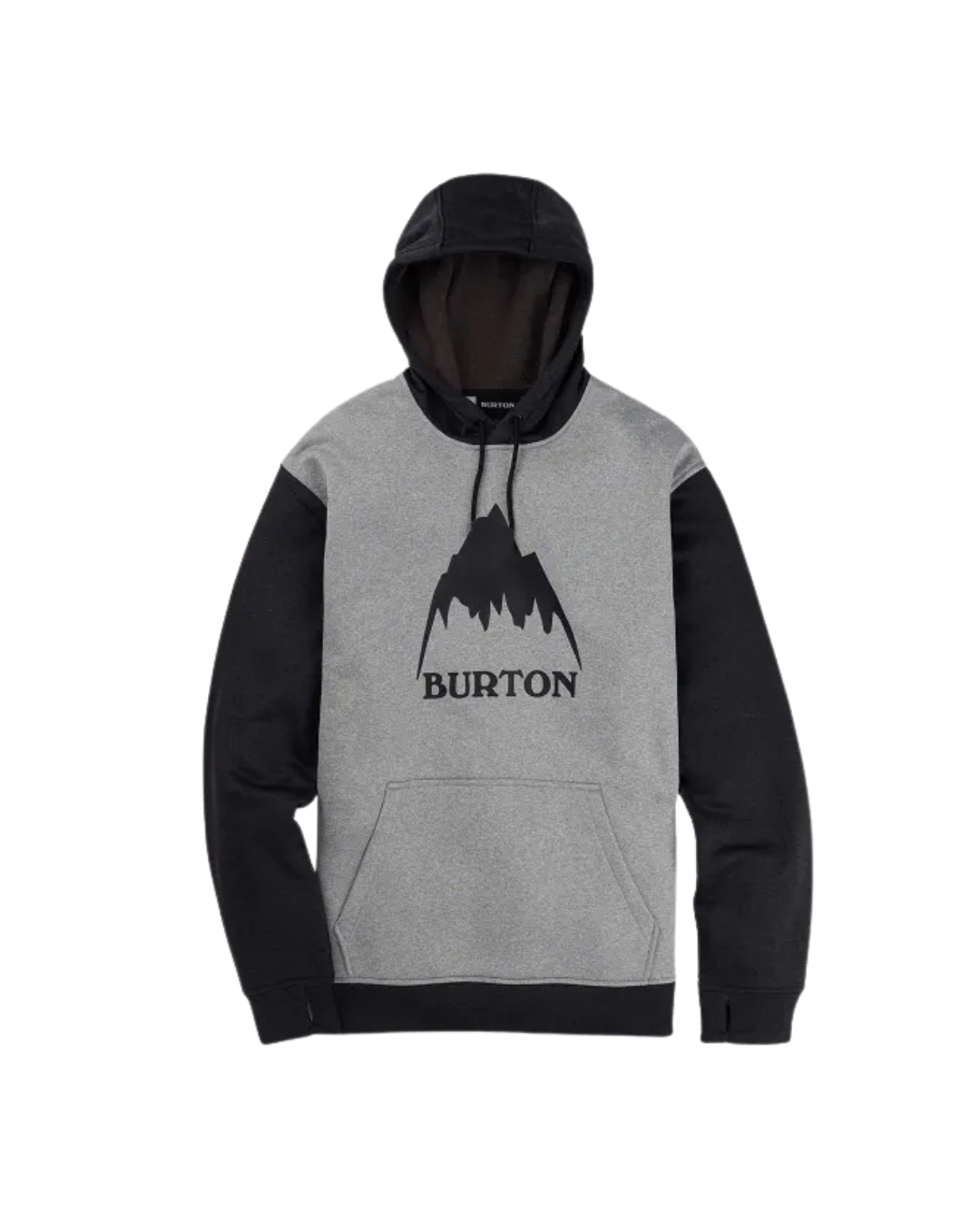 Felpa BURTON  M Oak Pullover Hoodie – Gray Heather / True Black