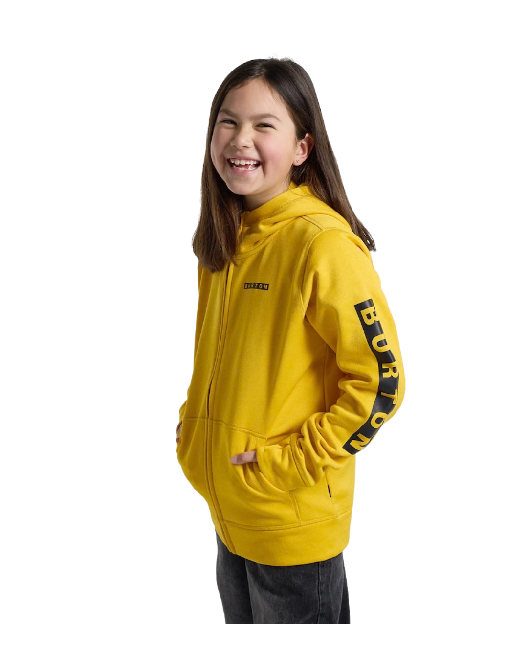 Felpa Da Bambino/a BURTON  Oak Full-Zip Hoodie - Goldenrod Heather