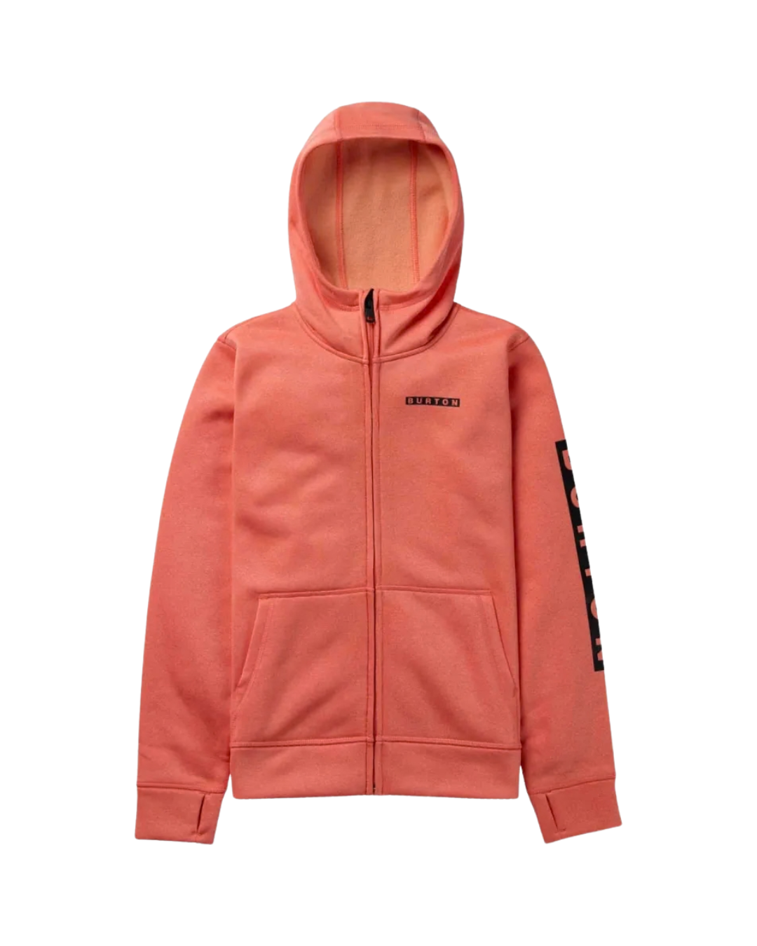 Felpa Da Bambino/a BURTON  Oak Full-Zip Hoodie - Peach Echo Heather