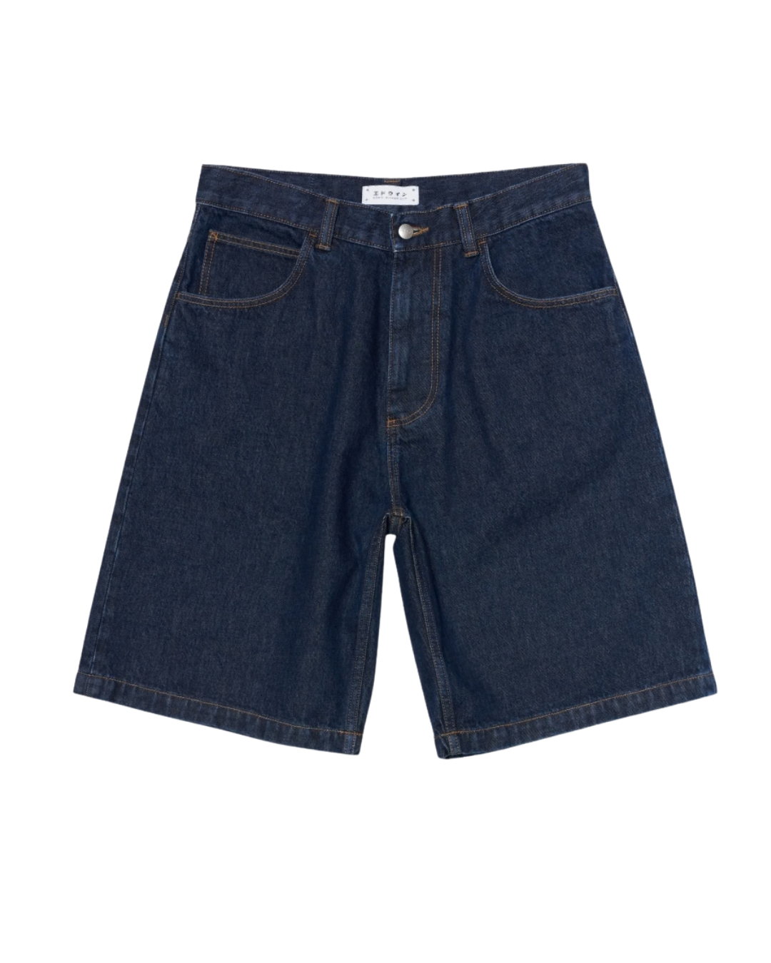 Bermuda EDWIN Worker Short - Dark Marble Wash